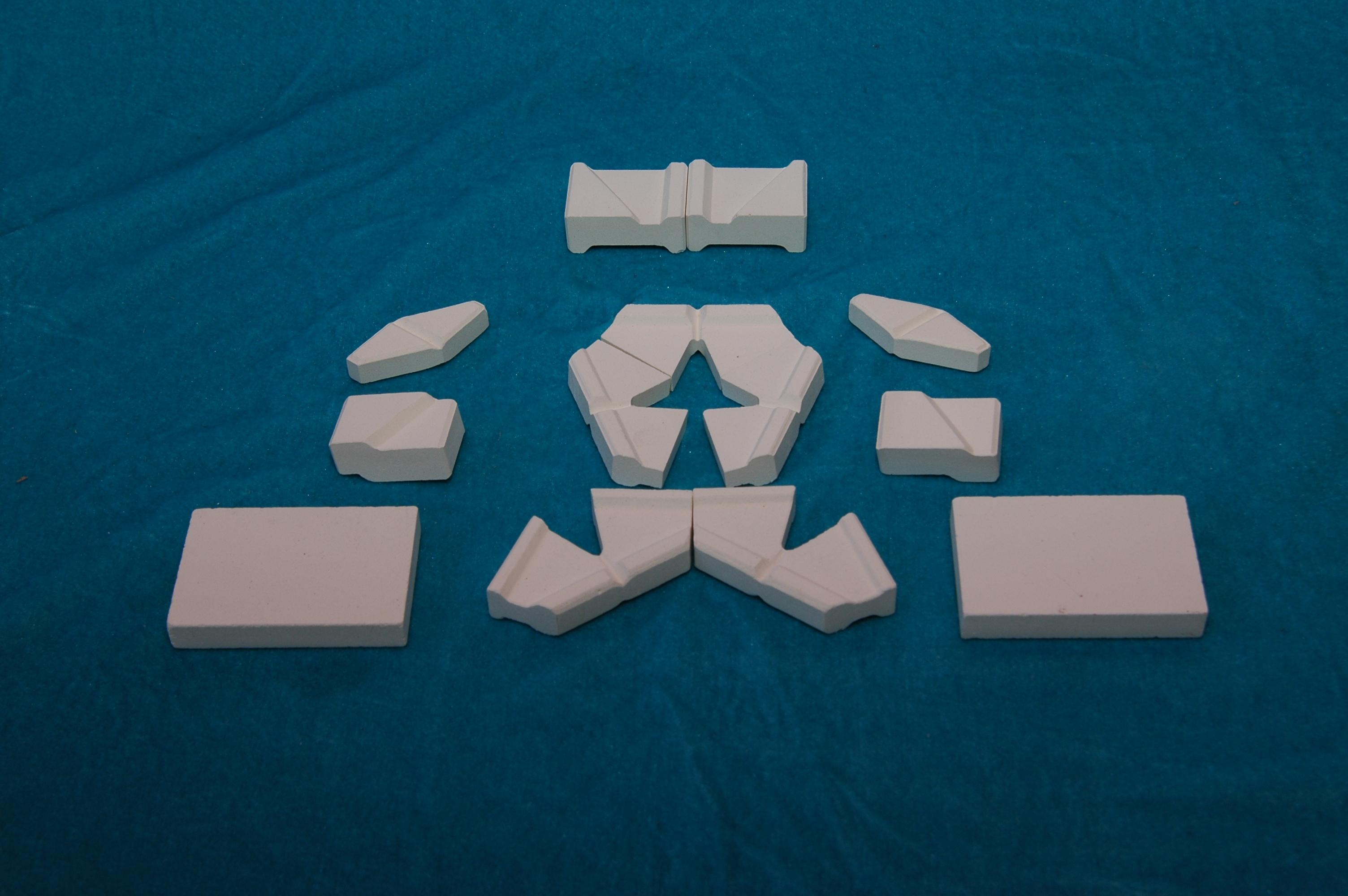 C形开口式陶瓷浇道组件